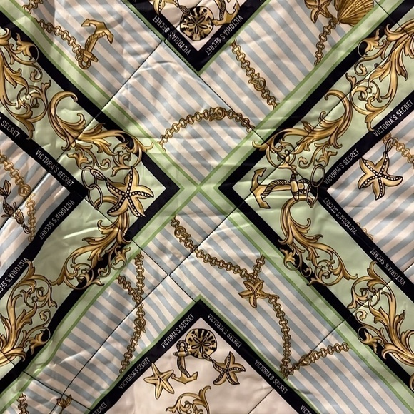 Victorias Secret Packable Blanket Nautical Beach Picnic Blanket Size 52X57 - Picture 12 of 14